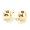 Brass Crimp Beads KK-F826-04G-3