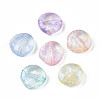 Transparent Acrylic Beads X-OACR-S028-143-1
