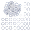 6 Bags 2 Styles PET Waterproof Lace Decorative Stickers STIC-SC0001-02A-1