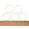 Brass Linking Rings KK-Y003-03L-G-3