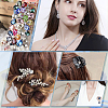 450Pcs 9 Style Glass Rhinestone Cabochons GGLA-HY0001-04-6