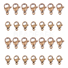 40Pcs 2 Styles Tibetan Style 304 Stainless Steel Lobster Claw Clasps STAS-UN0040-78-1