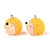 Autumn Theme Opaque Resin Pendants RESI-T028-78-1