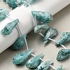 Electroplated Natural Quartz Crystal Beads Strands G-G890-A-11-5
