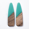 Resin & Walnut Wood Big Pendants RESI-S358-98J-2