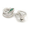 Brass Micro Pave Cubic Zirconia Pendants KK-S386-23P-02-2