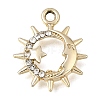 UV Plating Alloy Crystal Rhinestone Pendants RB-CBAD37D-11G-1
