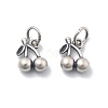 925 Sterling Silver Cherry Charms STER-D302-09AS-1
