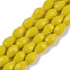 Opaque Solid Color Beads Strands EGLA-N013-P4mm-D06-1