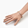 Natural Rutilated Quartz Beads Stretch Bracelets BJEW-JB03860-01-3