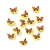 Printed Handmade Polymer Clay Beads CLAY-I016-03-1