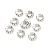 Brass Rhinestone Spacer Beads RB-A020-10mm-28S-5