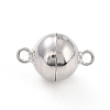 Anti-Tarnish Rhodium Plated 925 Sterling Silver Magnetic Clasps LS-STER-A001-02A-P-1