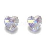 Electroplate Glass Charms X-G030V10mm-001GL-2