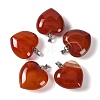 Natural Red Agate Pendants GG-CBAA0EE-04P-06-1