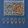 40Pcs 2 Colors Alloy Swivel Snap Hook Clasps FIND-FS0004-73E-7