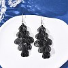 430 Stainless Steel Heart Dangle Earrings EJEW-A137-09EB-2