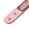 Faux Suede Snap Cord Bracelet LS-BJEW-F428-03-3