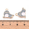 Marine Animals Alloy Enamel Pendants X-ENAM-T022-34J-3