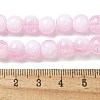 Crackle Glass Beads Strands GLAA-U001-8mm-03-4