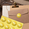 12 Sheets PET Adhesive Wax Seal Stickers DIY-WH0451-042-6