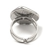 Non-Tarnish 304 Stainless Steel Open Cuff Rings RJEW-Z018-25P-3