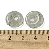 Natural Labradorite Donut/Pi Disc Charms G-G142-02Q-3