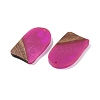 Resin & Wood Pendants WOOD-F015-13G-2