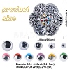 743Pcs Black & White Plastic Wiggle Googly Eyes Buttons KY-YW0001-12-6