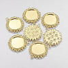 Zinc Alloy Pendant Settings for Cabochon & Rhinestone LS-PALLOY-A15290-G-NR-1