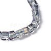 Electroplate Glass Braided Beaded Bracelets BJEW-JB04236-02-2