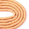Handmade Polymer Clay Beads Strands CLAY-R089-8mm-Q090-2