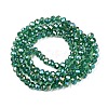 Electroplate Glass Beads Strands EGLA-A044-T3mm-B18-3