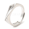 Rack Plating Brass Adjustable Ring for Women RJEW-Q770-27P-3
