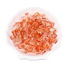 Baking Paint Transparent Glass Beads DGLA-N005-01A-08-1