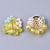 Handmade Woven Glass Cabochons FIND-N050-10D-3