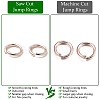 925 Sterling Silver Open Jump Rings STER-F036-02RG-0.9x5mm-2