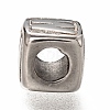 Tarnish Resistant 304 Stainless Steel European Beads OPDL-L020-001W-3