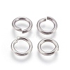 Tarnish Resistant 304 Stainless Steel Saw Cut Open Jump Rings STAS-P212-25P-25-1