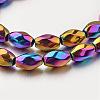 Electroplate Non-magnetic Synthetic Hematite Beads Strands G-F300-12-02-1