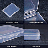 Transparent Plastic Bead Containers CON-BC0004-64-5