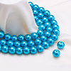 BENECREAT Eco-Friendly Dyed Glass Pearl Round Beads HY-BC0001-8mm-RB073-5
