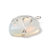 Opalite Pendants PALLOY-JF01663-01-2