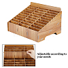 30 Compartments Wooden Cell Phones Storage Box ODIS-WH0038-80B-4