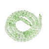 Crackle Transparent Glass Beads Strands GLAA-N062-4mm-06-3