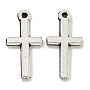 Tibetan Style Alloy Latin Cross Pendants TIBEP-Q040-068AS-NR-1