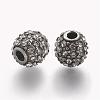 304 Stainless Steel Rhinestone Beads STAS-A032-051P-1