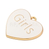 Alloy Enamel Pendants ENAM-M009-02B-01G-2