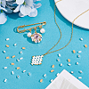 120Pcs 2 Colors Electroplated Non-magnetic Synthetic Hematite & 60Pcs MIYUKI Half TILA Beads Findings Kits G-PH0033-34-4