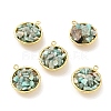 Natural Amazonite Chip Pendants KK-C242-05G-03-2